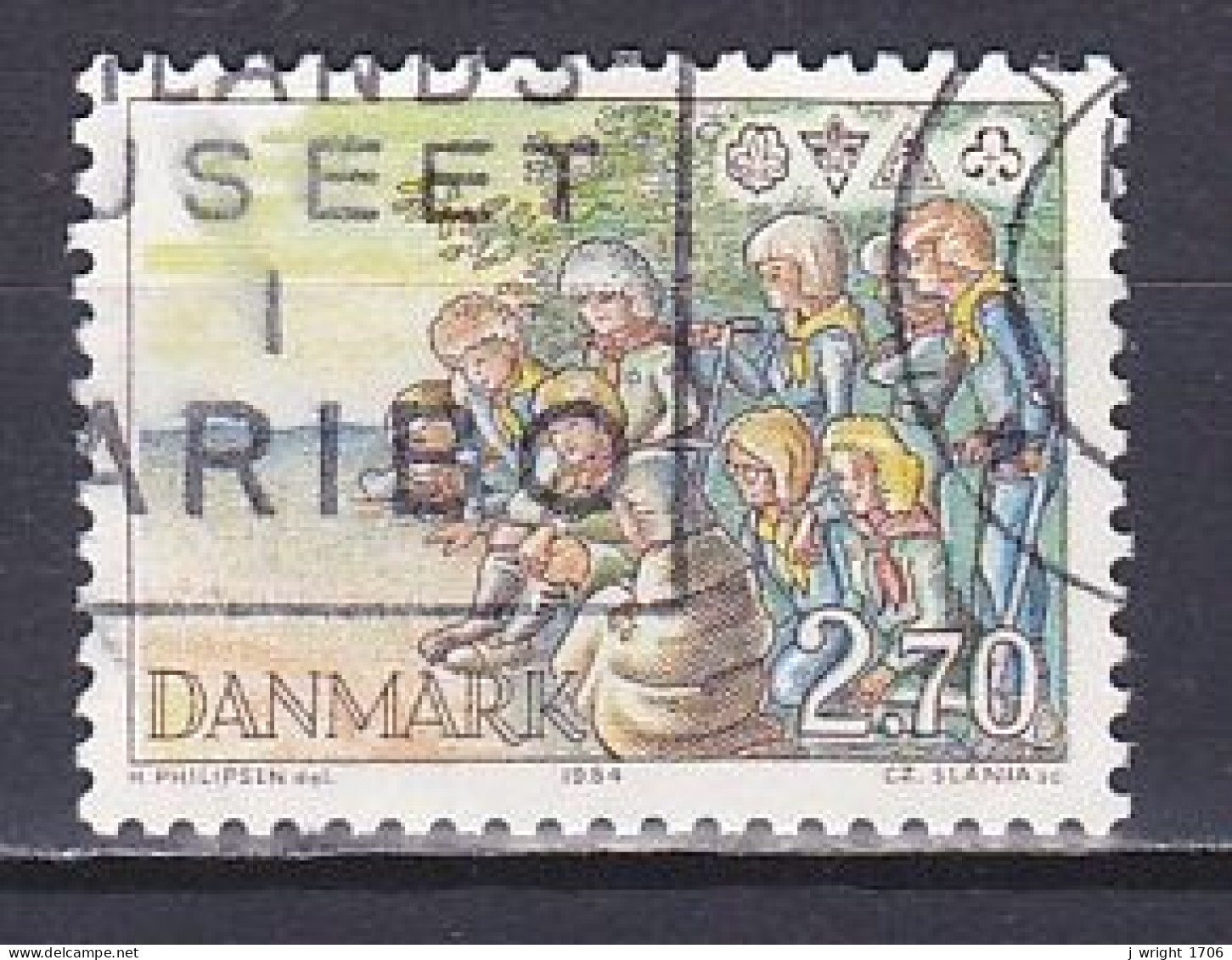 Denmark, 1984, Scout Movement, 2.70kr, USED - Oblitérés