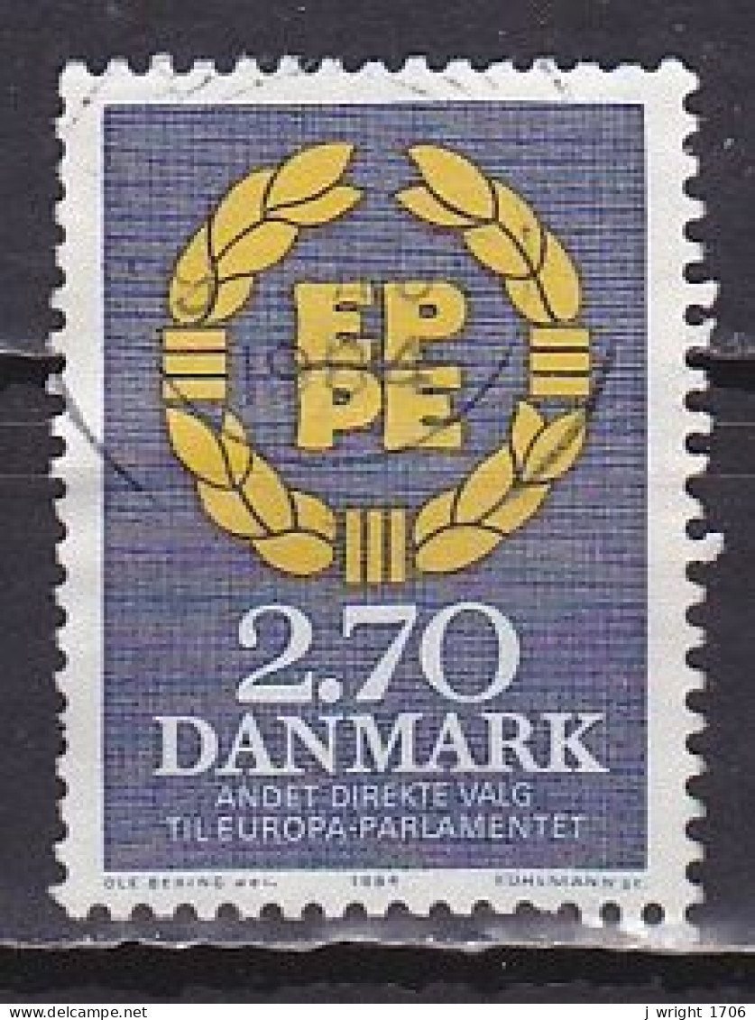 Denmark, 1984, European Parliamentary Elections, 2.70kr, USED - Used Stamps