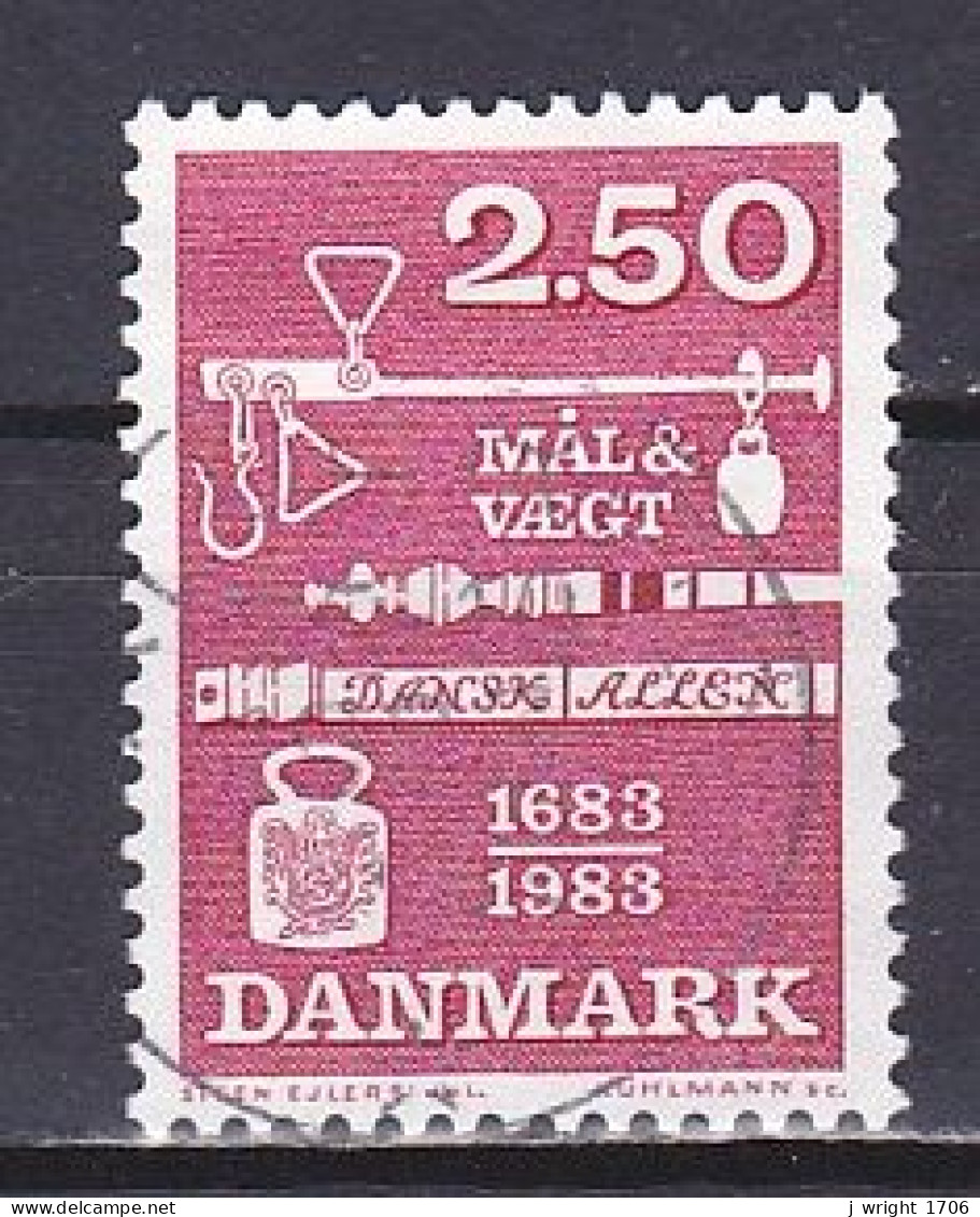 Denmark, 1983, Weights & Measures Ordinance 300th Anniv, 2.50mk, USED - Used Stamps