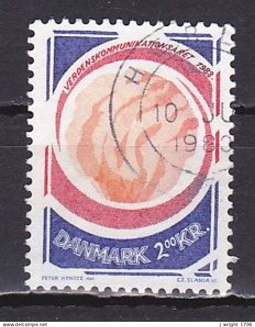 Denmark, 1983, World Communications Year, 2.00kr, USED - Gebraucht