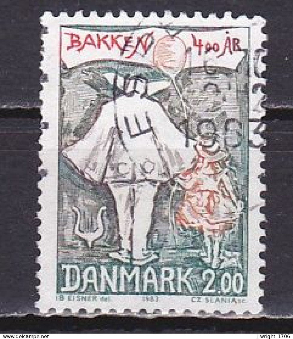 Denmark, 1983, Dyrehavsbakken Park 400th Anniv, 2.00kr, USED - Gebraucht