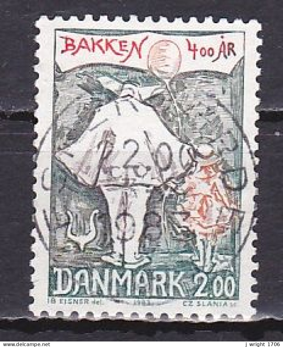 Denmark, 1983, Dyrehavsbakken Park 400th Anniv, 2.00kr, USED - Gebraucht