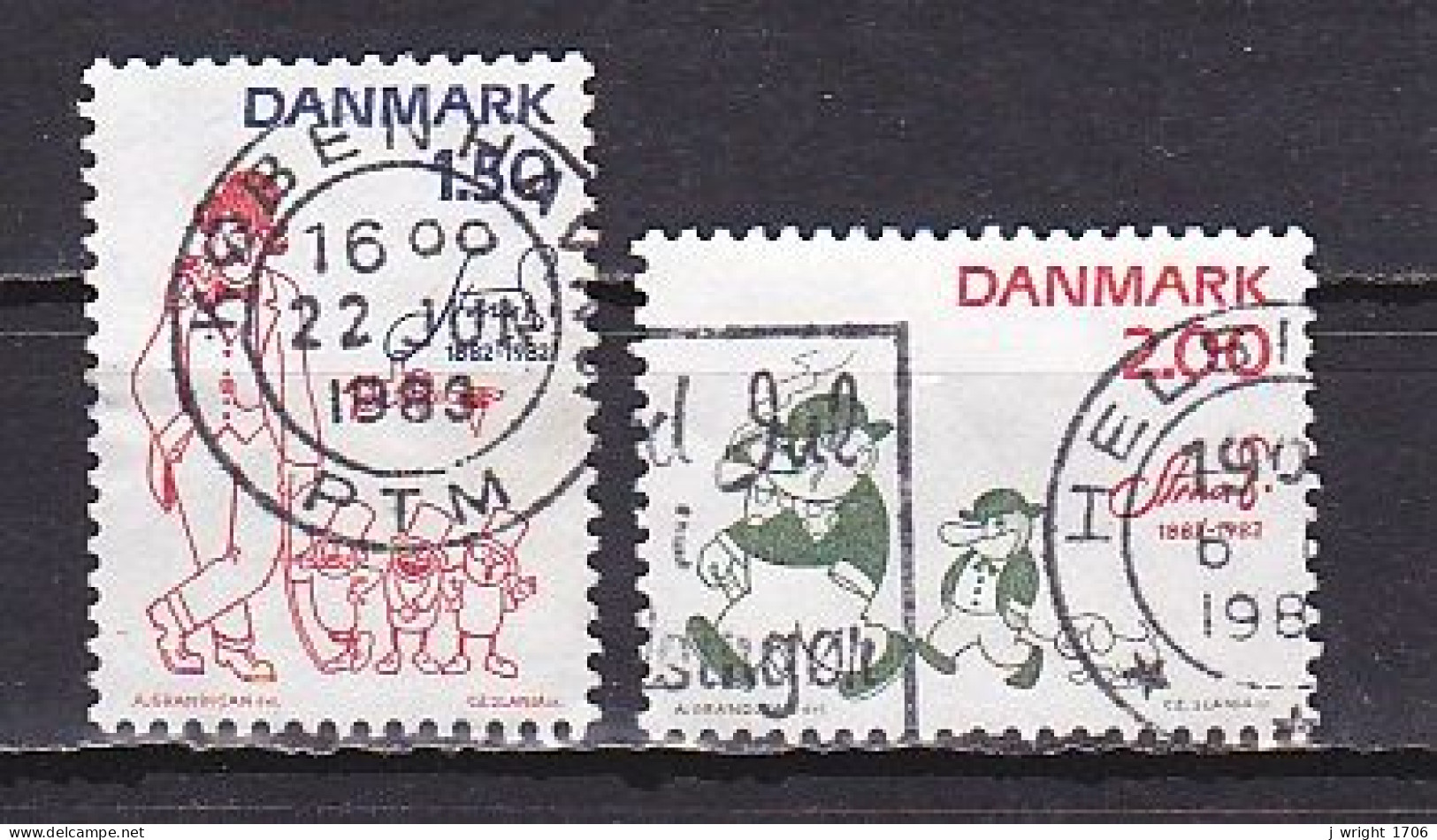 Denmark, 1982, Robert Storm Petersen, Set, USED - Gebraucht