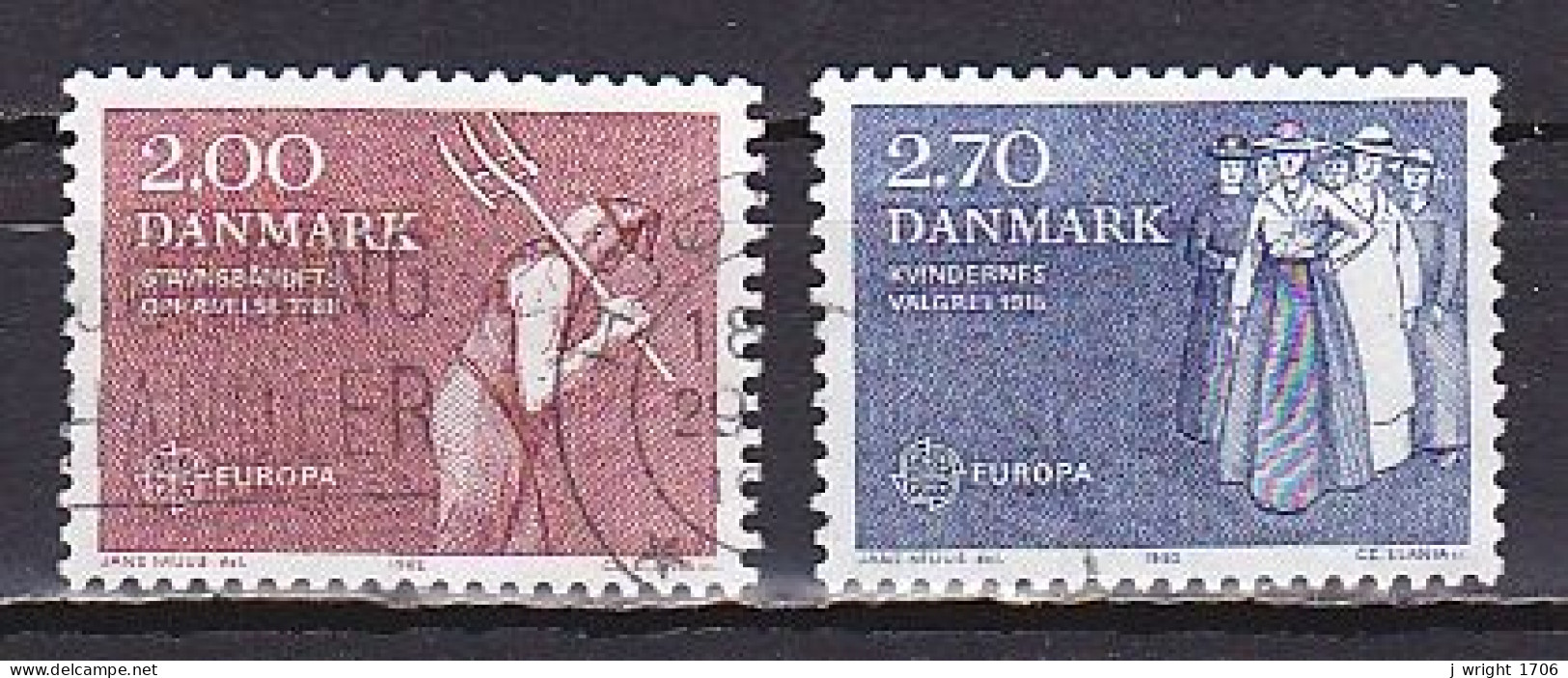 Denmark, 1982, Europa CEPT, Set, USED - Used Stamps