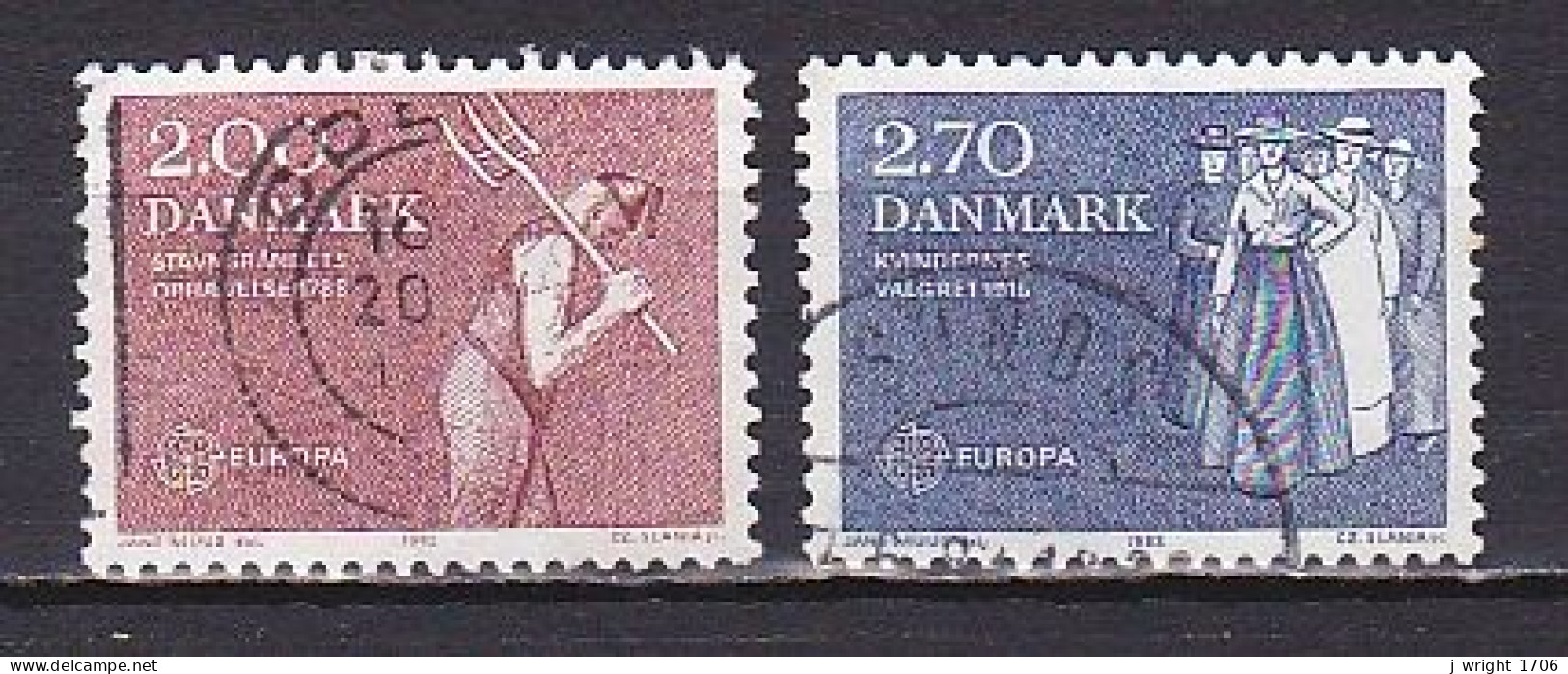 Denmark, 1982, Europa CEPT, Set, USED - Gebruikt