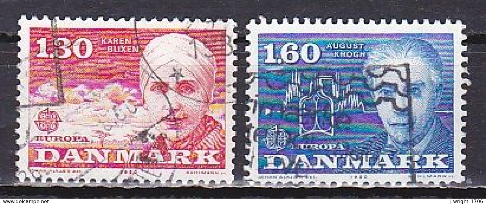 Denmark, 1980, Europa CEPT, Set, USED - Usado