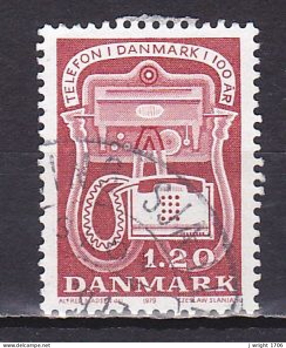 Denmark, 1979, Danish Telephone System Centenary, 1.20kr, USED - Oblitérés