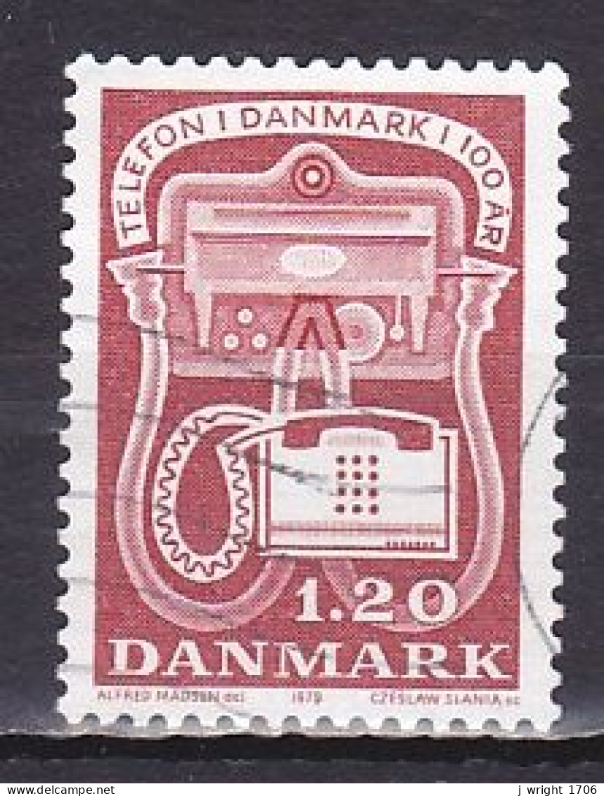 Denmark, 1979, Danish Telephone System Centenary, 1.20kr, USED - Used Stamps