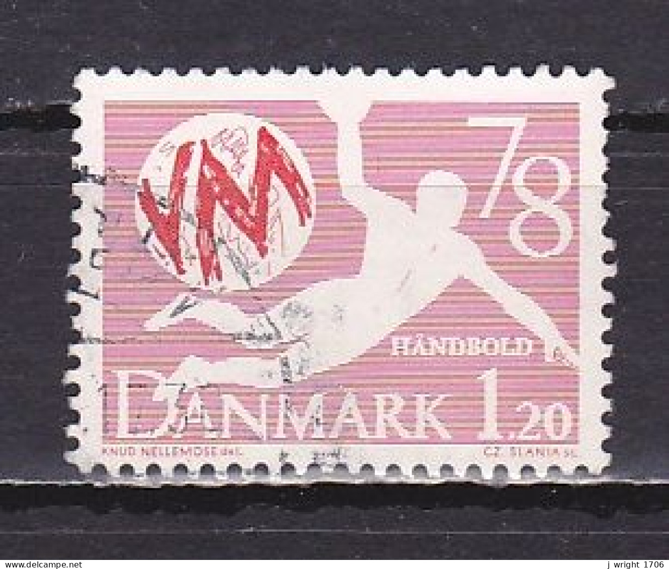 Denmark, 1978, Mens Handball World Championships, 1.20kr, USED - Usati