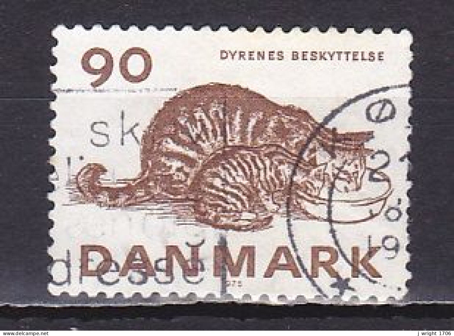 Denmark, 1975, Prevention Of Cruelty To Animals Society, 100ø, USED - Gebruikt