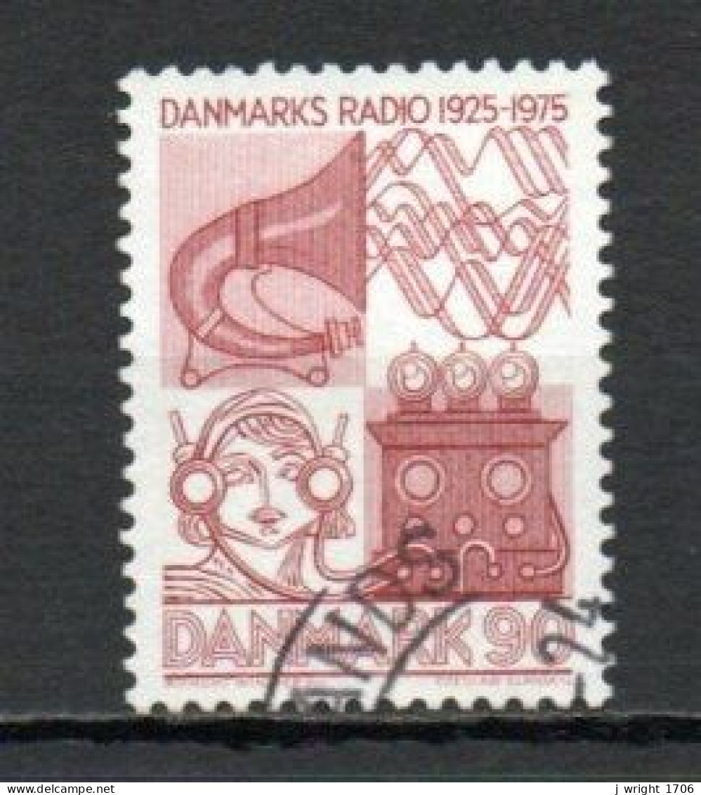 Denmark, 1975, Danish Broadcasting 50th Anniv, 90ø, USED - Gebruikt