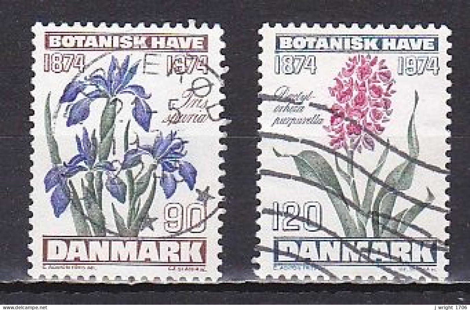 Denmark, 1974, Botanical Gardens Centenary, Set, USED - Usado