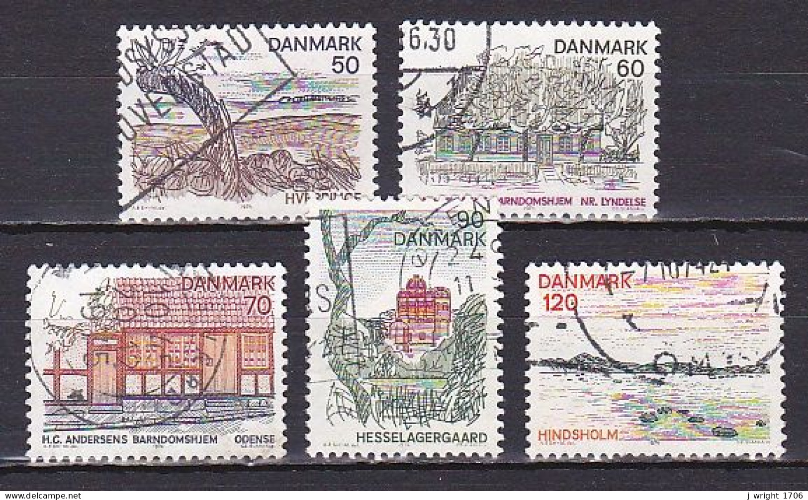 Denmark, 1974, Provincial Series/Funen, Set, USED - Used Stamps