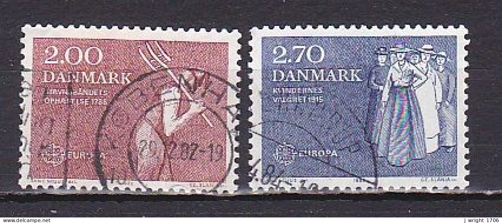 Denmark, 1982, Europa CEPT, Set, USED - Gebraucht