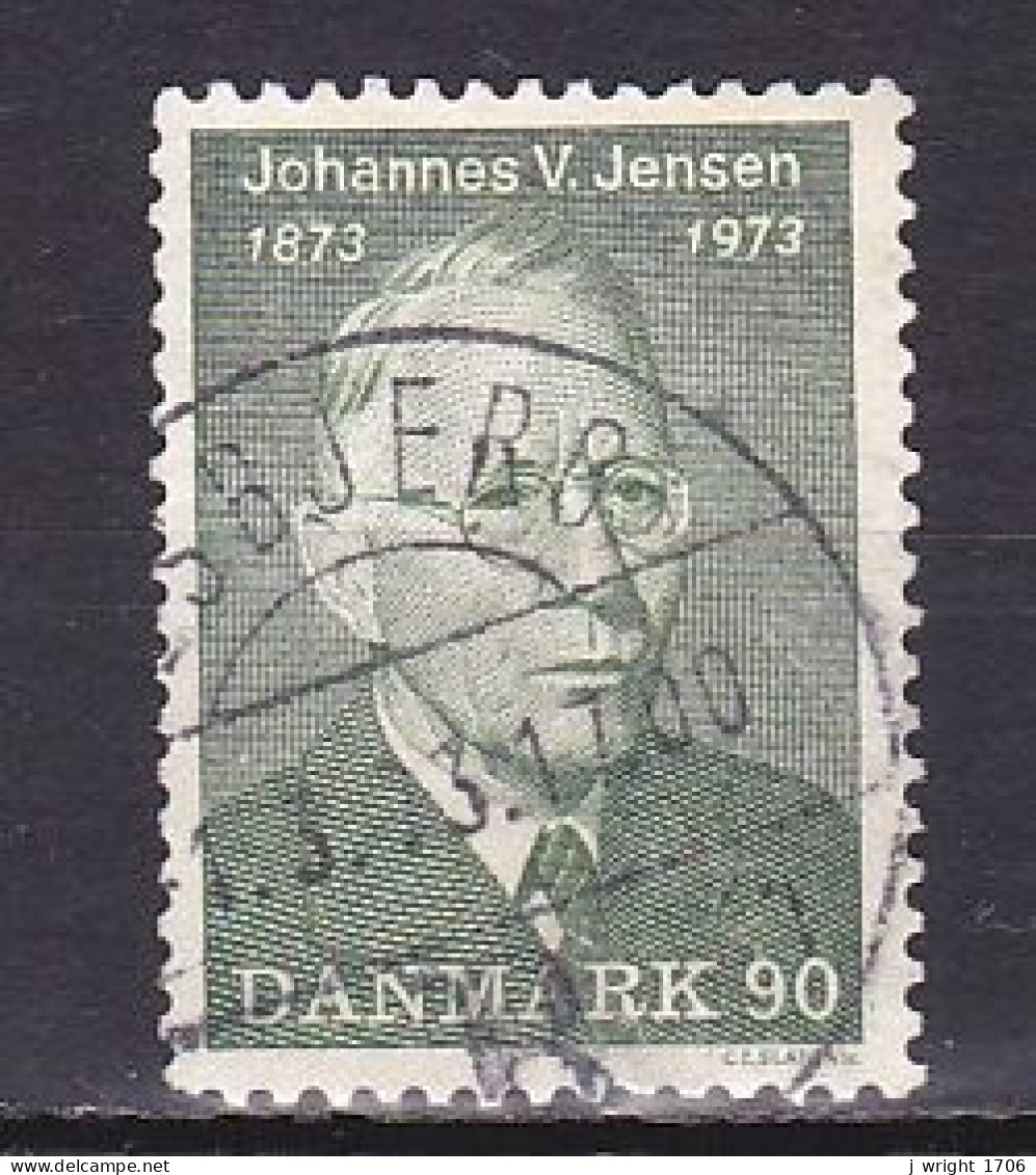 Denmark, 1973, Johannes V. Jensen, 90ø, USED - Gebruikt