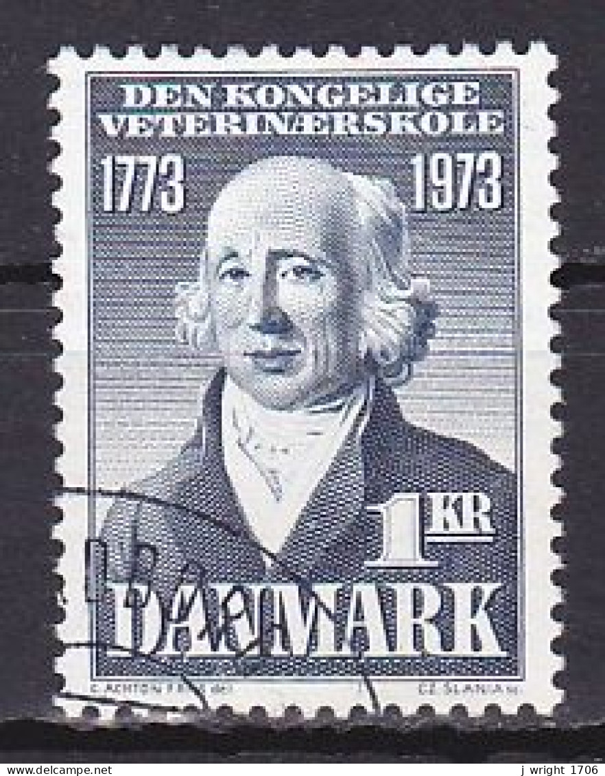 Denmark, 1973, Royal Veterinary Collage Bicentenary, 1kr, USED - Usado