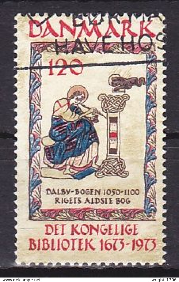 Denmark, 1973, Royal Library 300th Anniv, 120ø, USED - Gebruikt