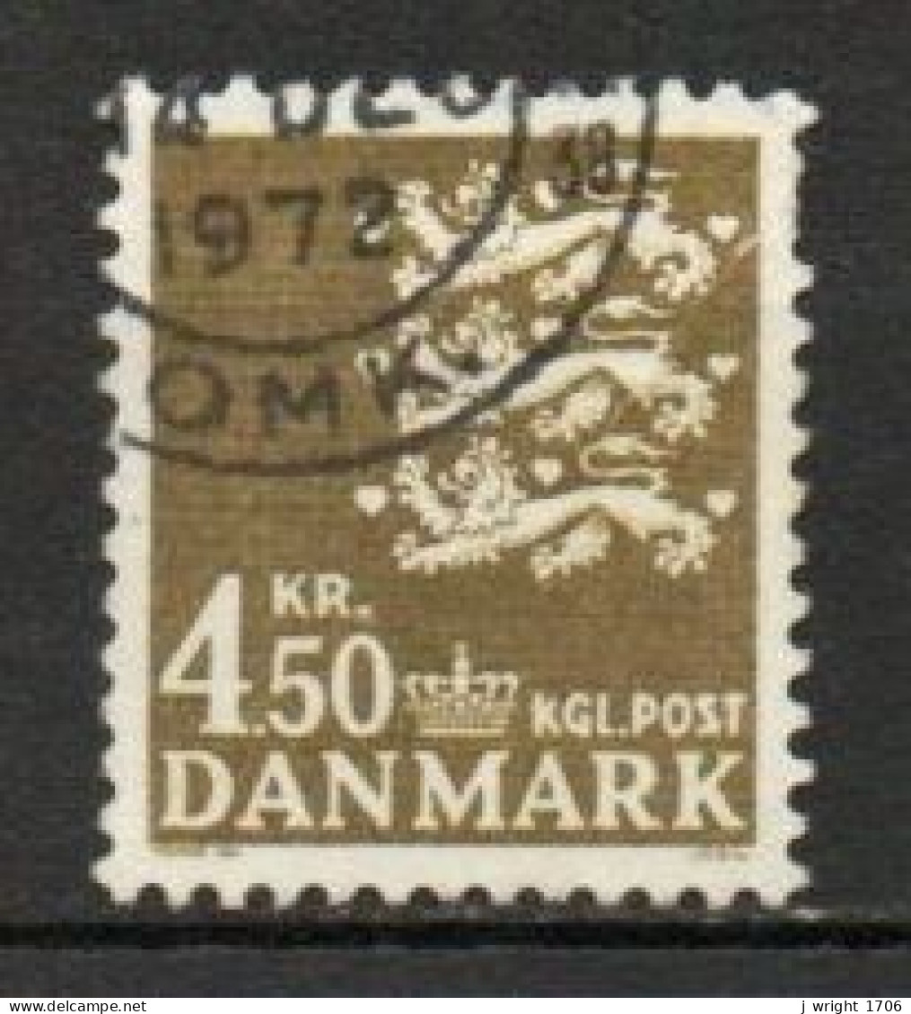 Denmark, 1972, Coat Of Arms, 4.50kr, USED - Usado