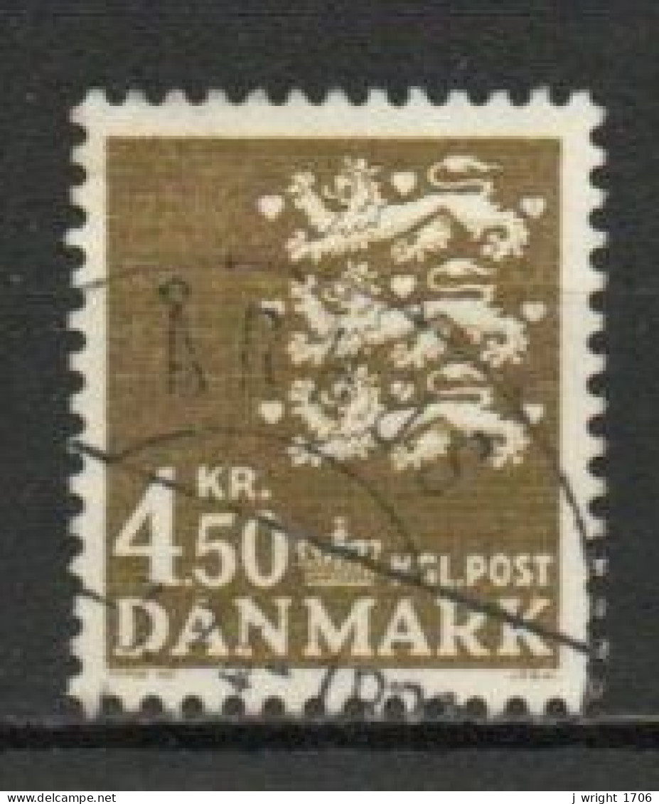 Denmark, 1972, Coat Of Arms, 4.50kr, USED - Used Stamps