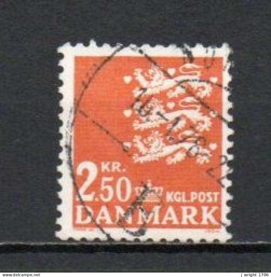 Denmark, 1972, Coat Of Arms, 2.50kr, USED - Usado
