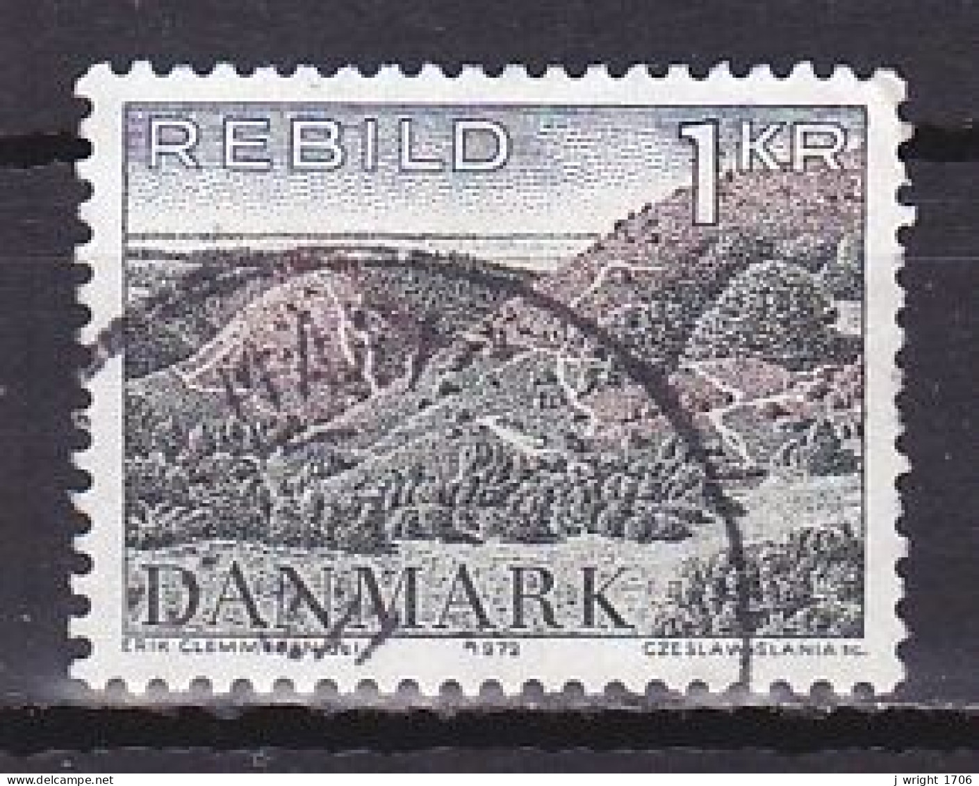 Denmark, 1972, Natural Preservation/Rebild Hills, 1kr, USED - Usado