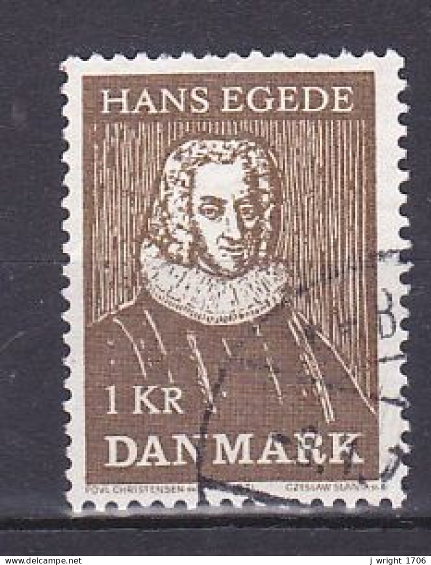 Denmark, 1971, Hans Egede's Arrival To Greenland 250th Anniv, 1kr, USED - Usati