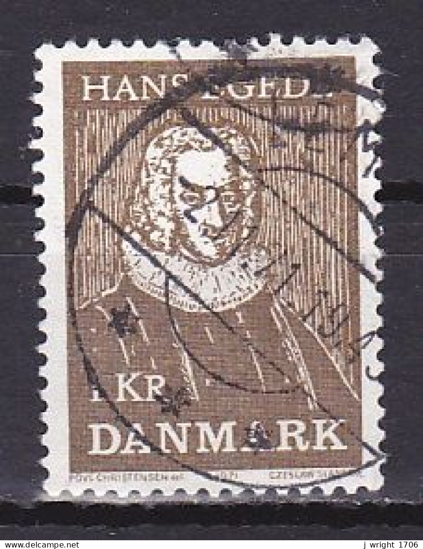 Denmark, 1971, Hans Egede's Arrival To Greenland 250th Anniv, 1kr, USED - Used Stamps