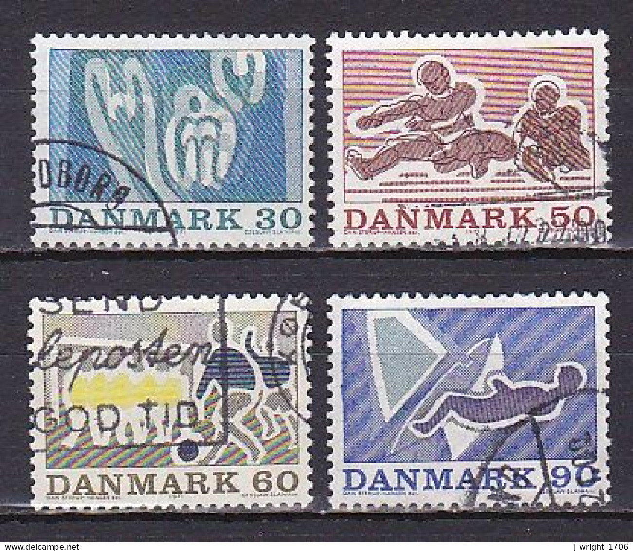 Denmark, 1971, Sports, Set, USED - Gebraucht