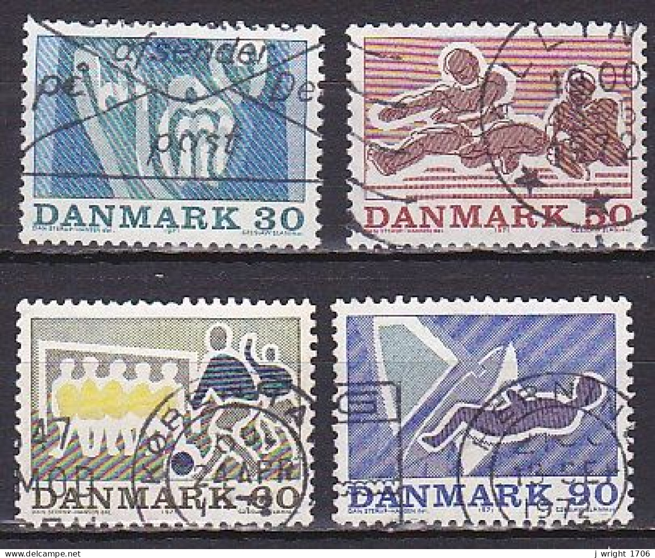 Denmark, 1971, Sports, Set, USED - Usati