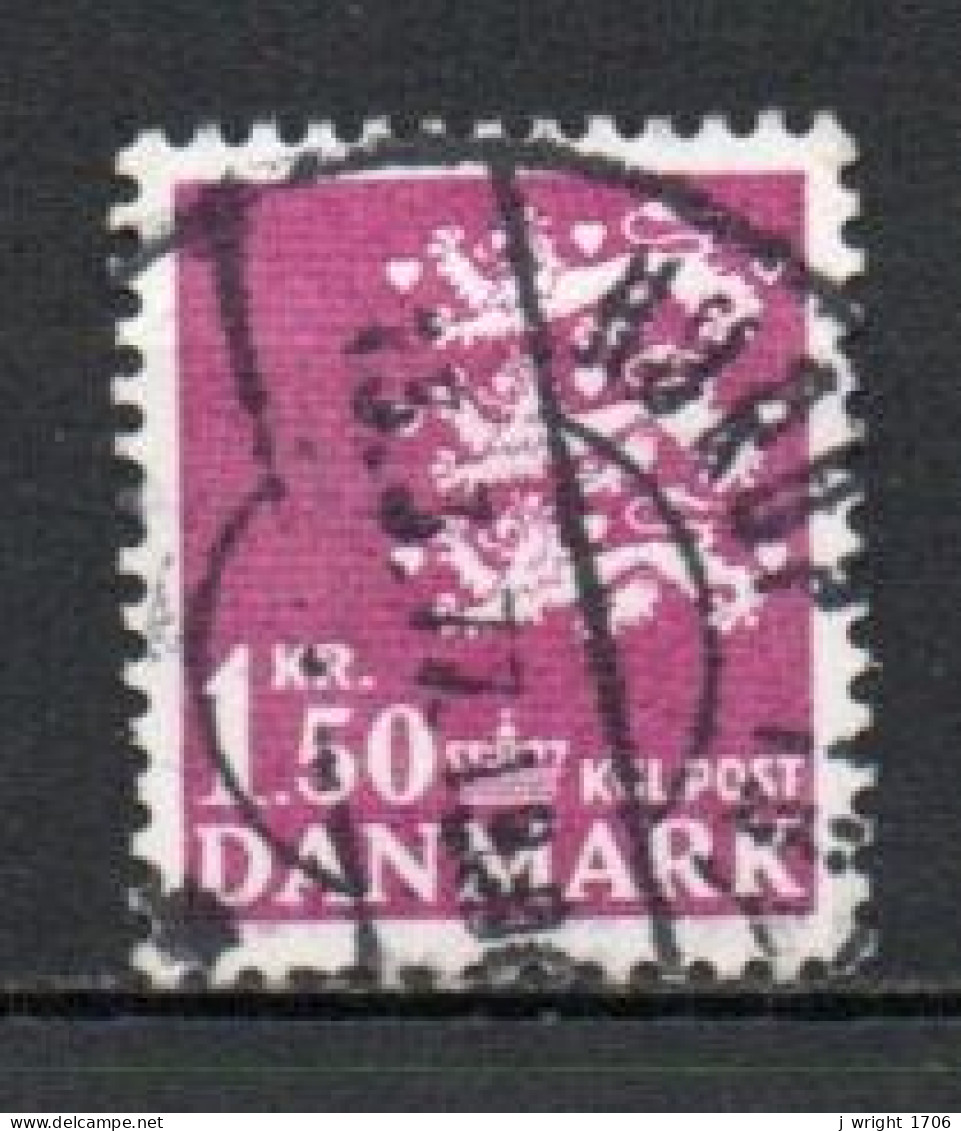 Denmark, 1970, Coat Of Arms, 1.50kr/Fluorescent, USED - Gebraucht