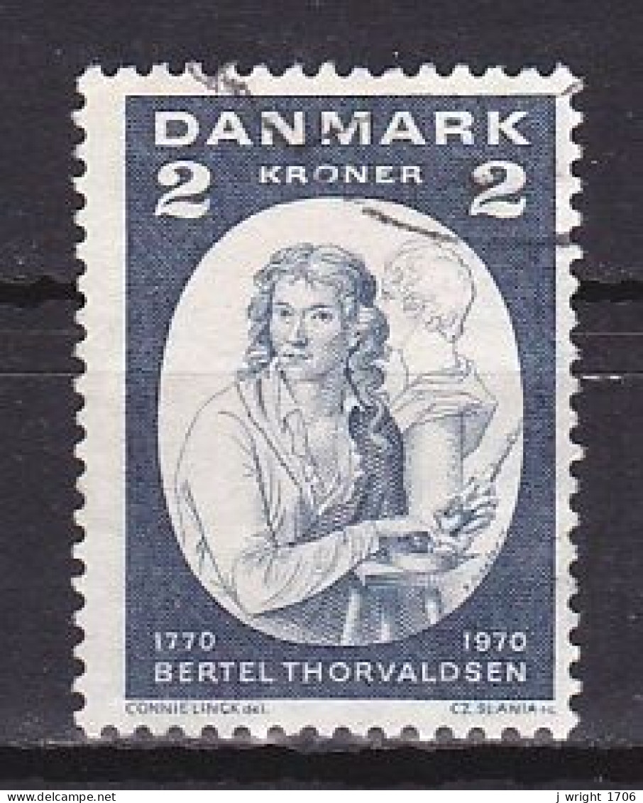 Denmark, 1970, Bertel Thorvaldsen, 2kr, USED - Gebraucht