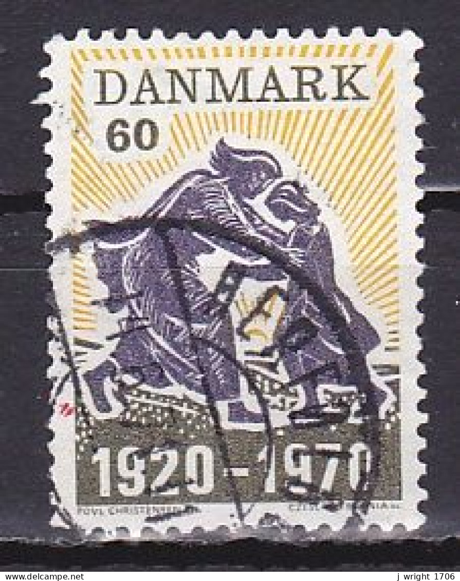 Denmark, 1970, North Schleswig's Reunion With Denmark 50th Anniv, 60ø, USED - Usati