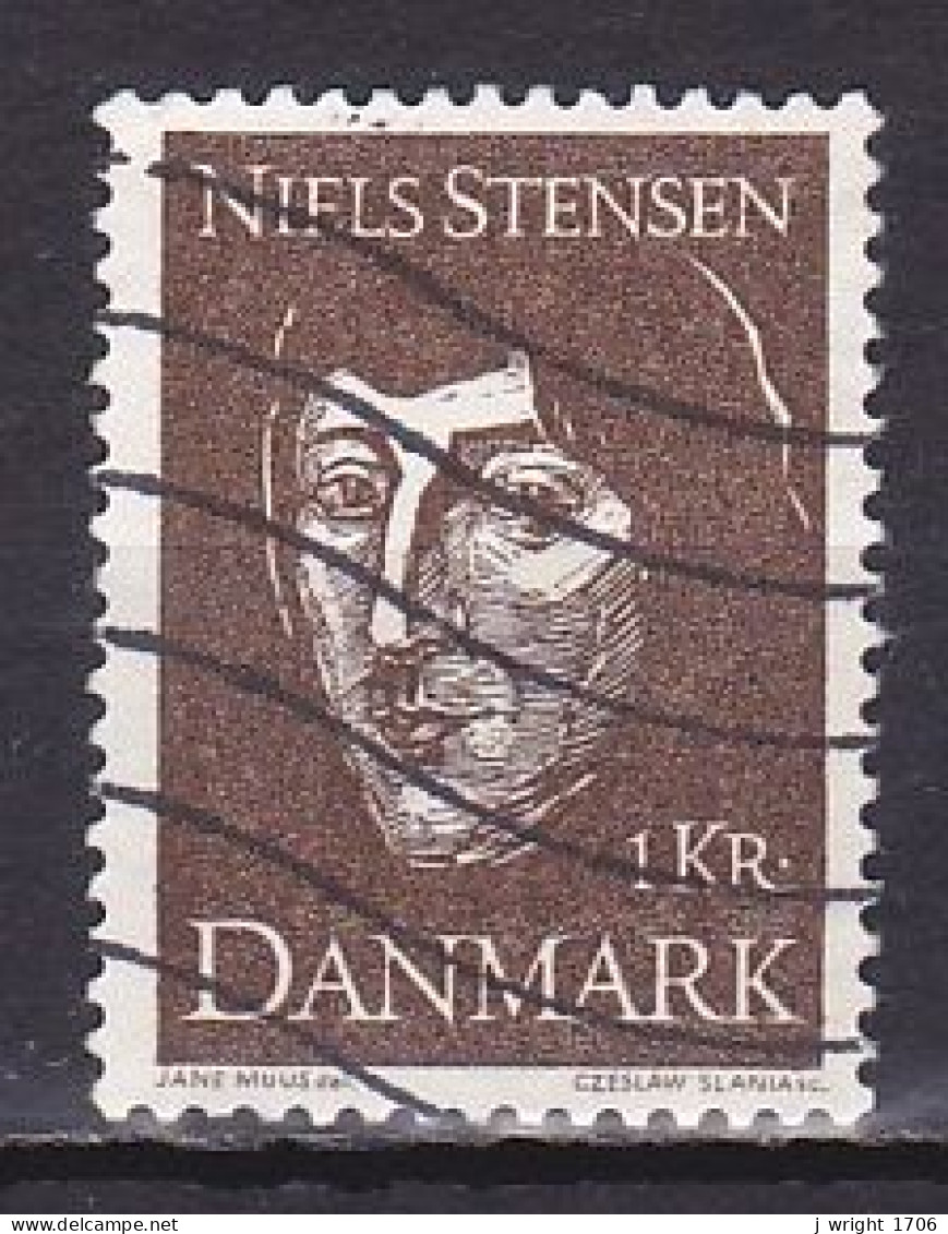 Denmark, 1969, N. Stensen's 'On Solid Bodies' 300th Anniv, 1kr, USED - Usado