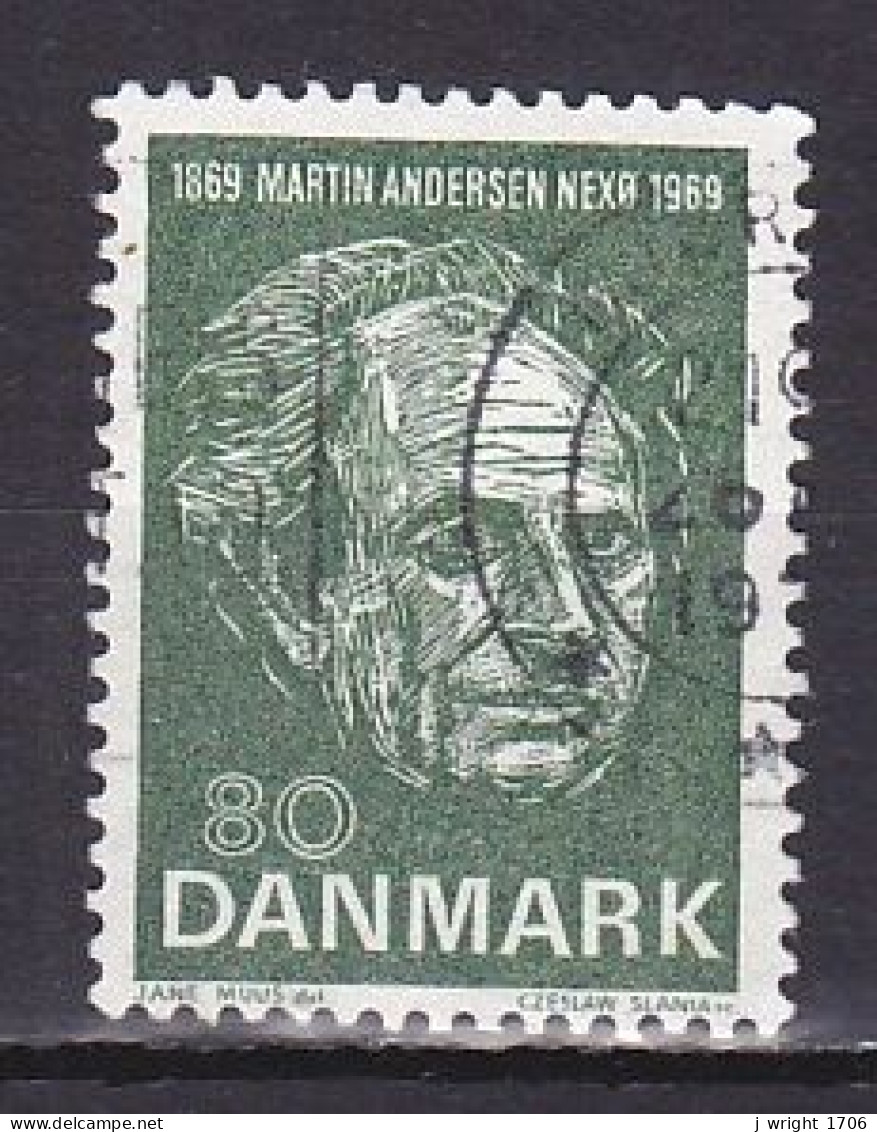 Denmark, 1969, Martin Andersen Nexø, 80ø, USED - Usati