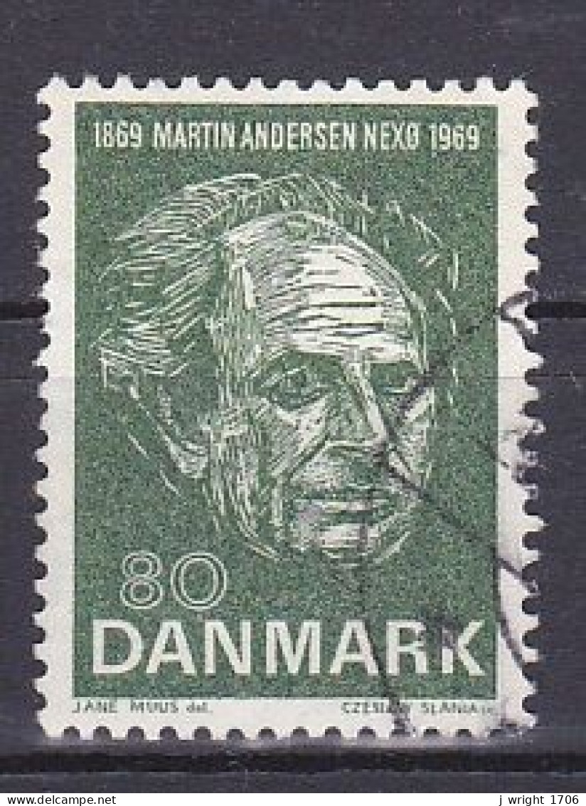 Denmark, 1969, Martin Andersen Nexø, 80ø, USED - Usati