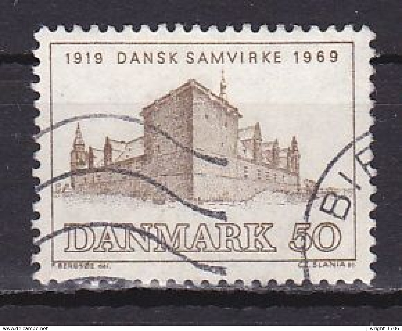 Denmark, 1969, Danes Living Abroad Assoc, 50ø, USED - Usati