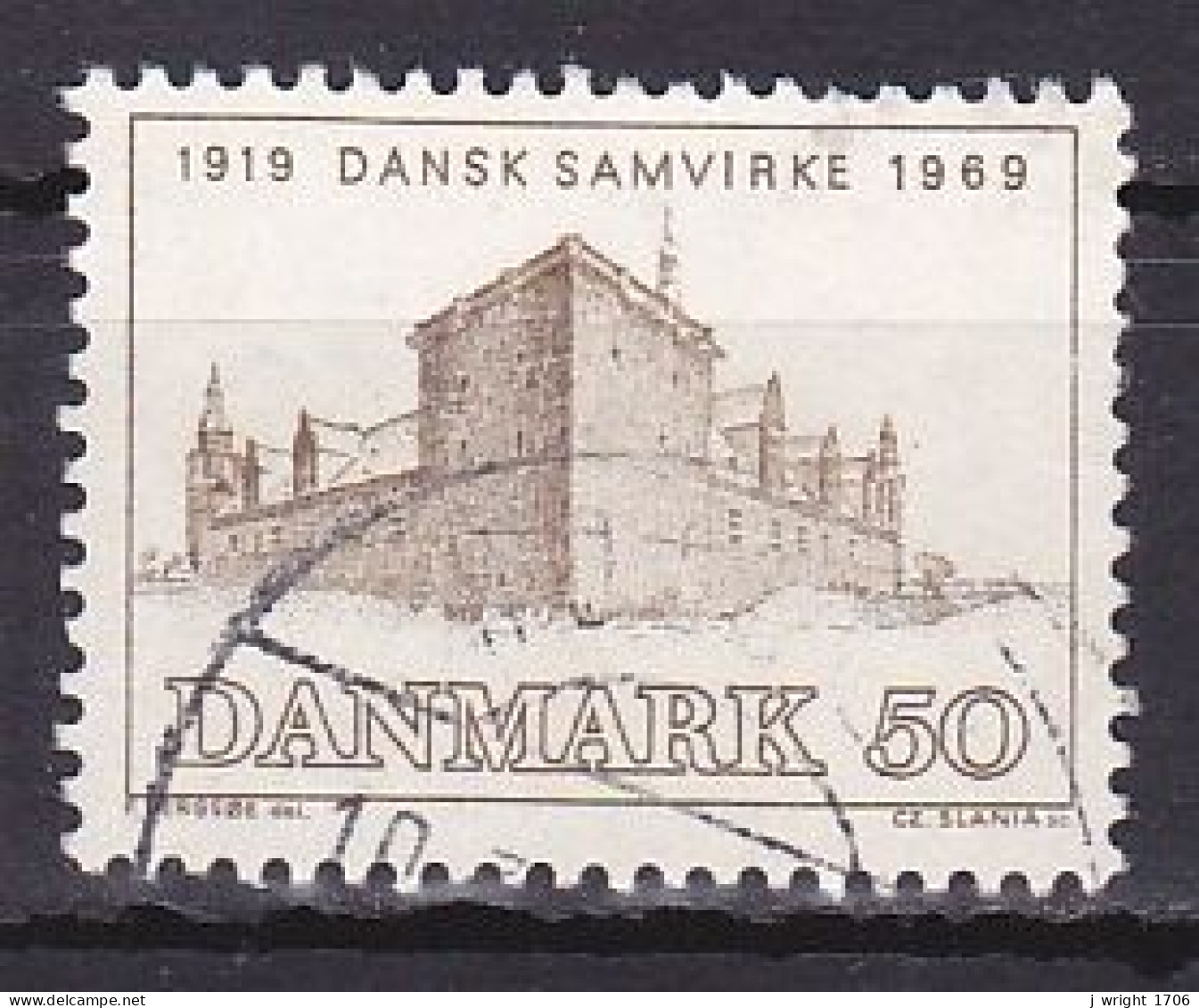 Denmark, 1969, Danes Living Abroad Assoc, 50ø, USED - Usati