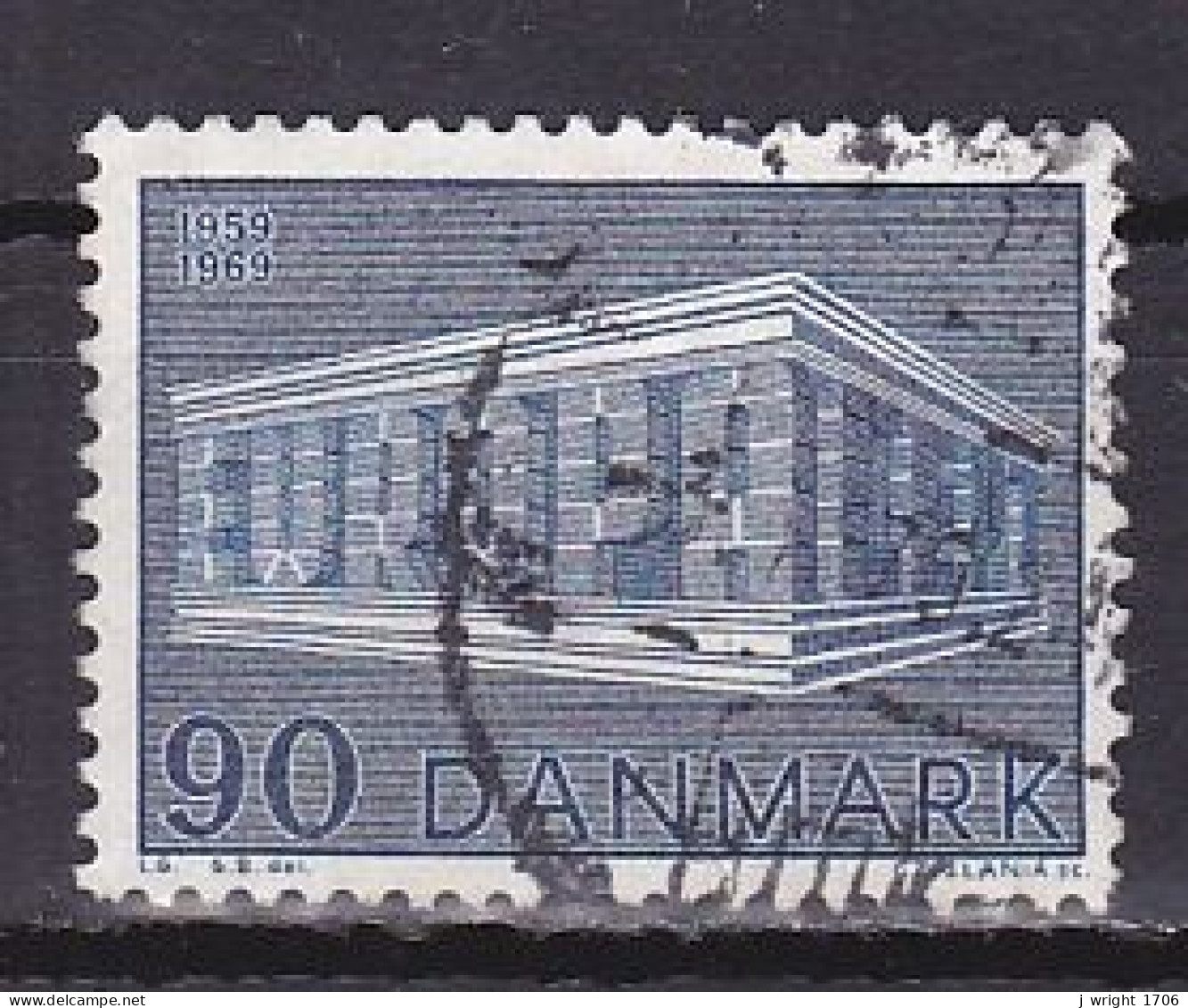 Denmark, 1969, Europa CEPT, 90ø, USED - Gebraucht