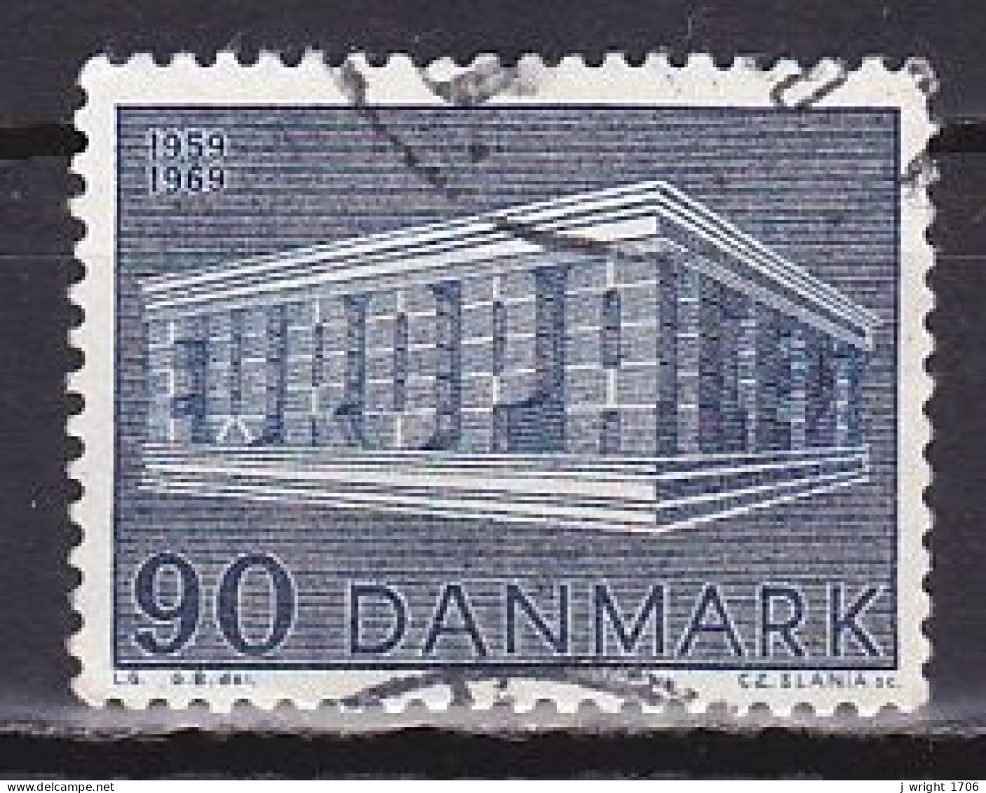 Denmark, 1969, Europa CEPT, 90ø, USED - Usati