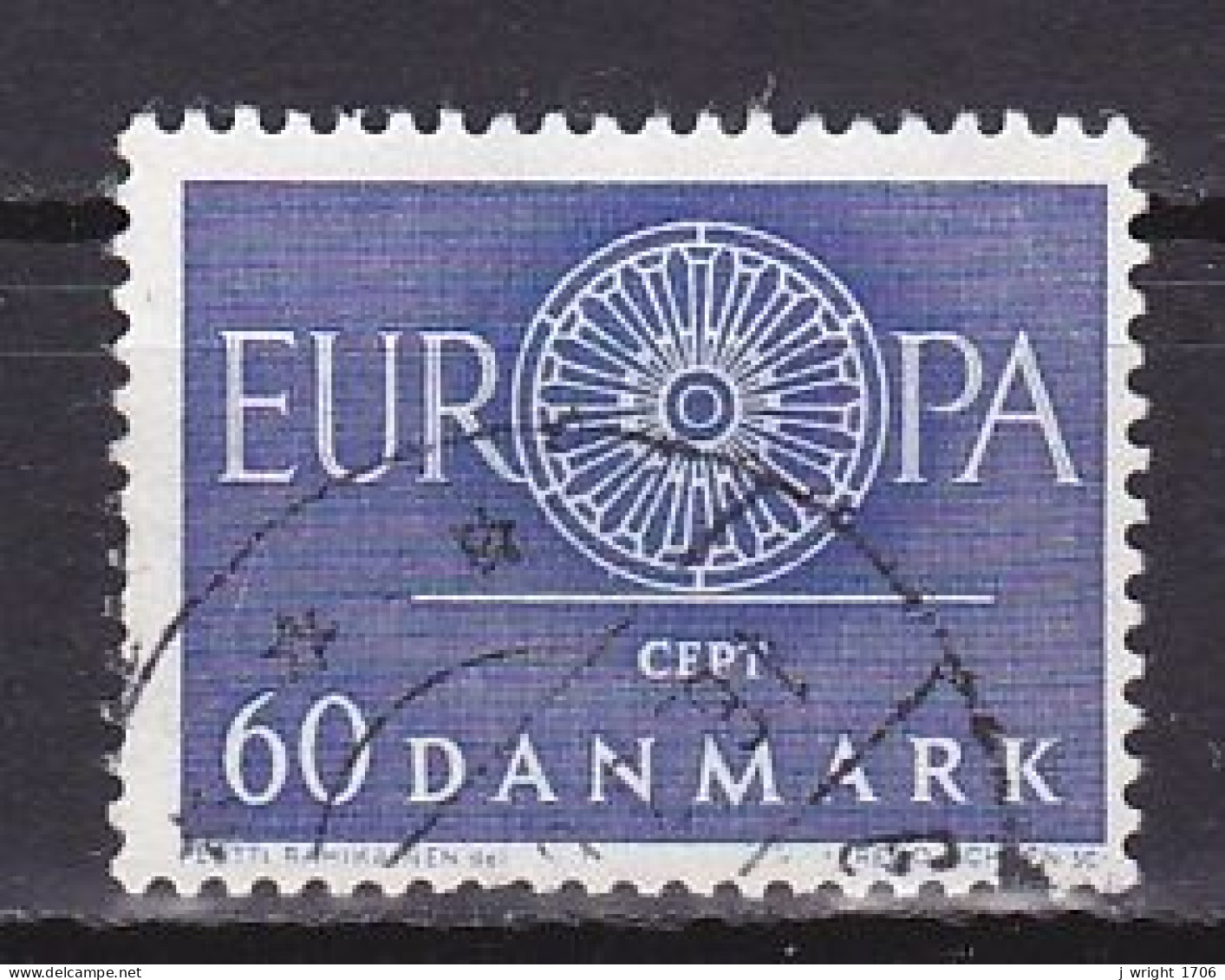 Denmark, 1960, Europa CEPT, 60ø, USED - Used Stamps