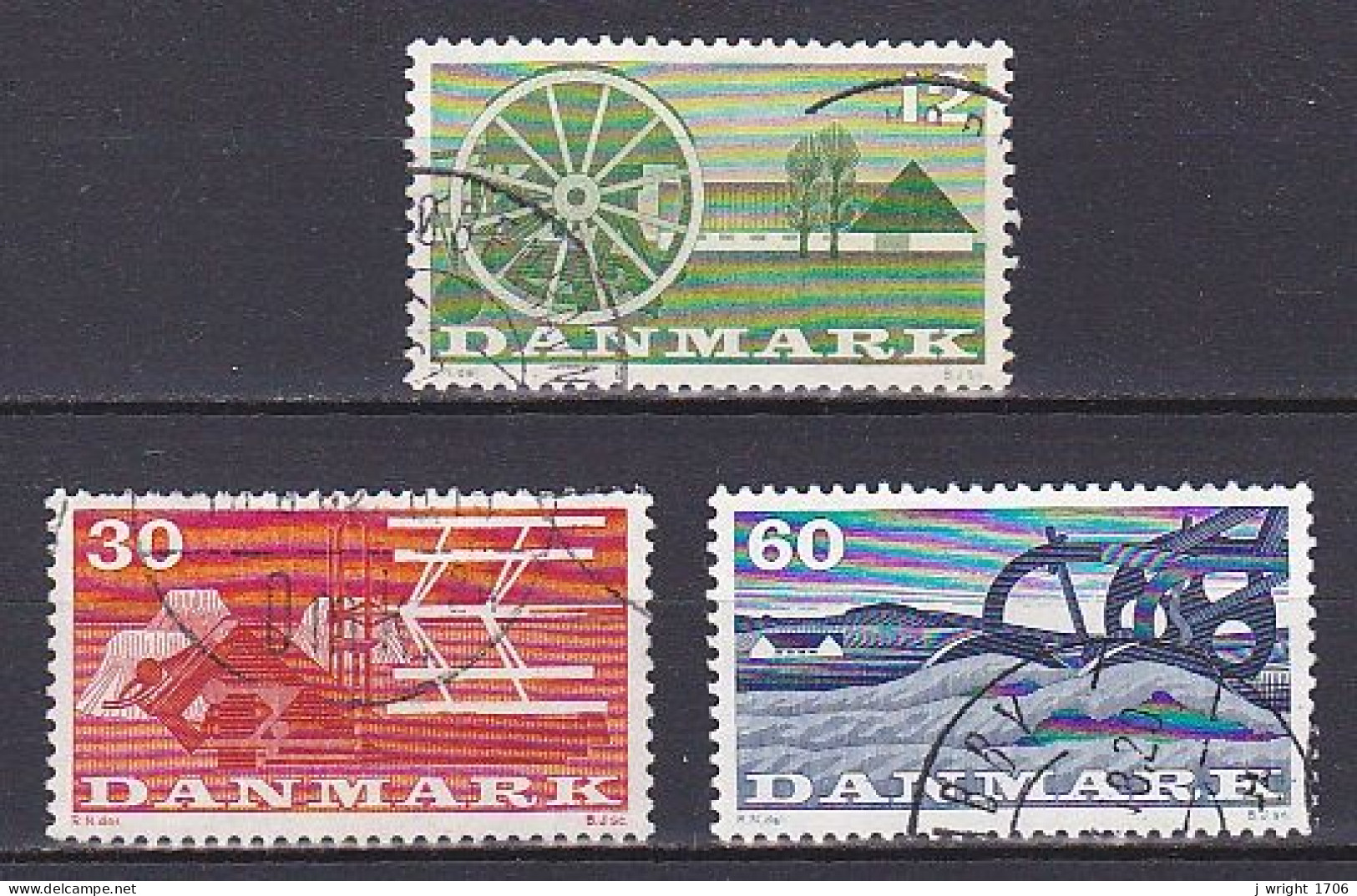 Denmark, 1960, Danish Food Fair, Set, USED - Used Stamps