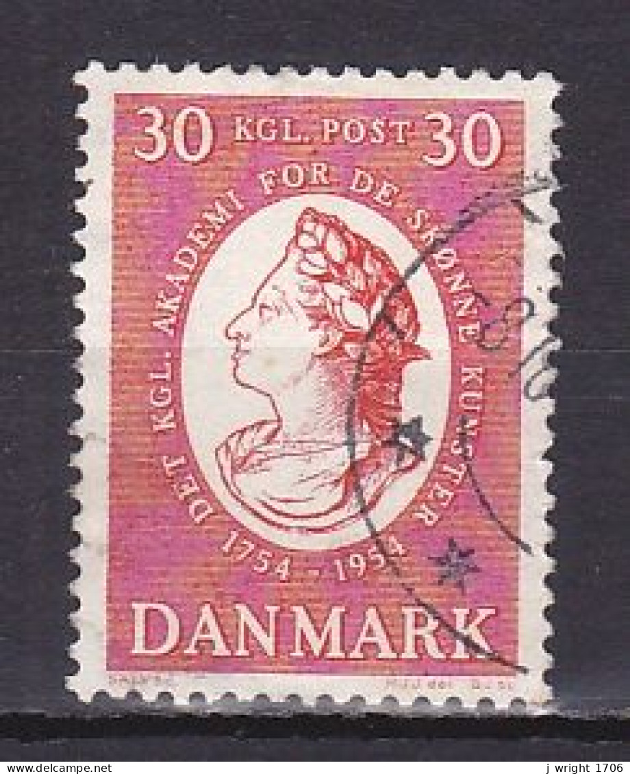 Denmark, 1954, Academy Of Fine Arts Bicentenary, 30ø, USED - Oblitérés