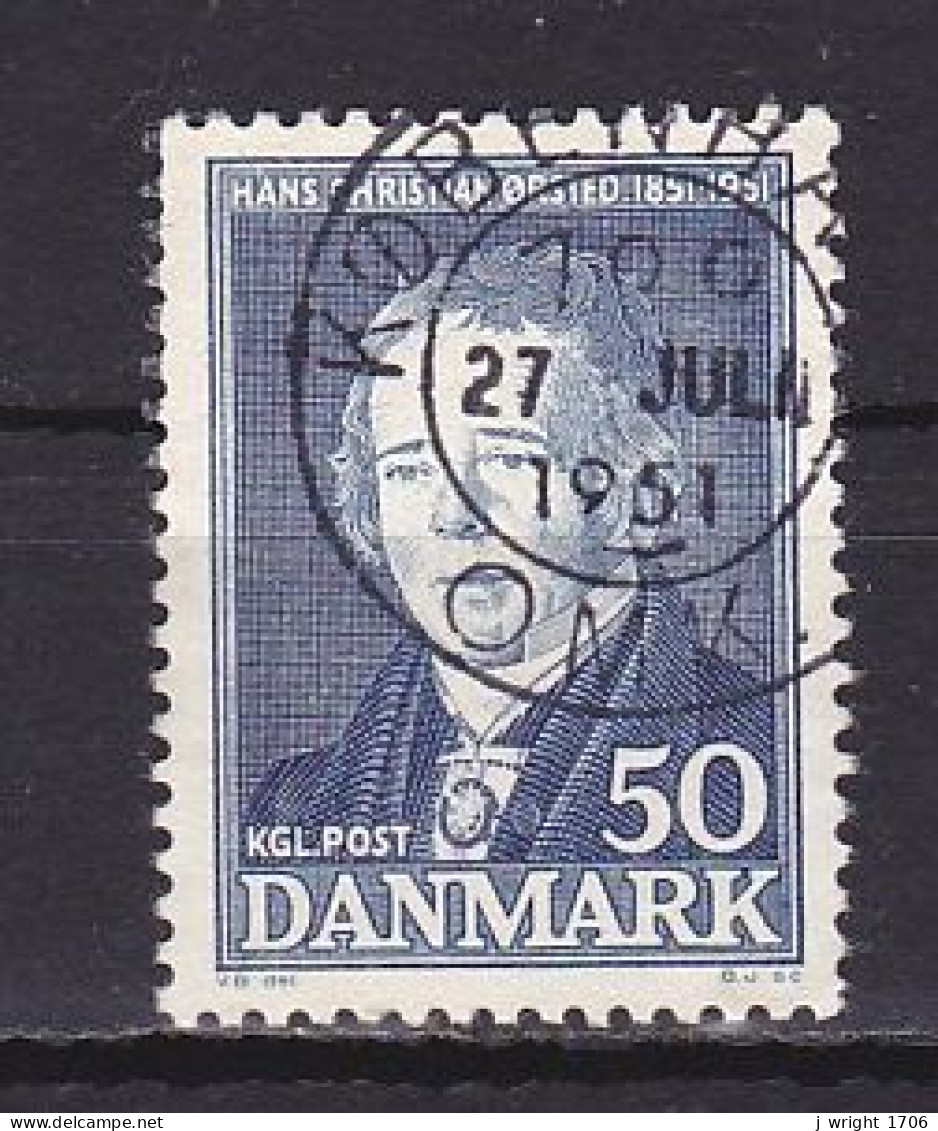 Denmark, 1951. Hans Christian Ørsted, 50ø, USED - Gebraucht