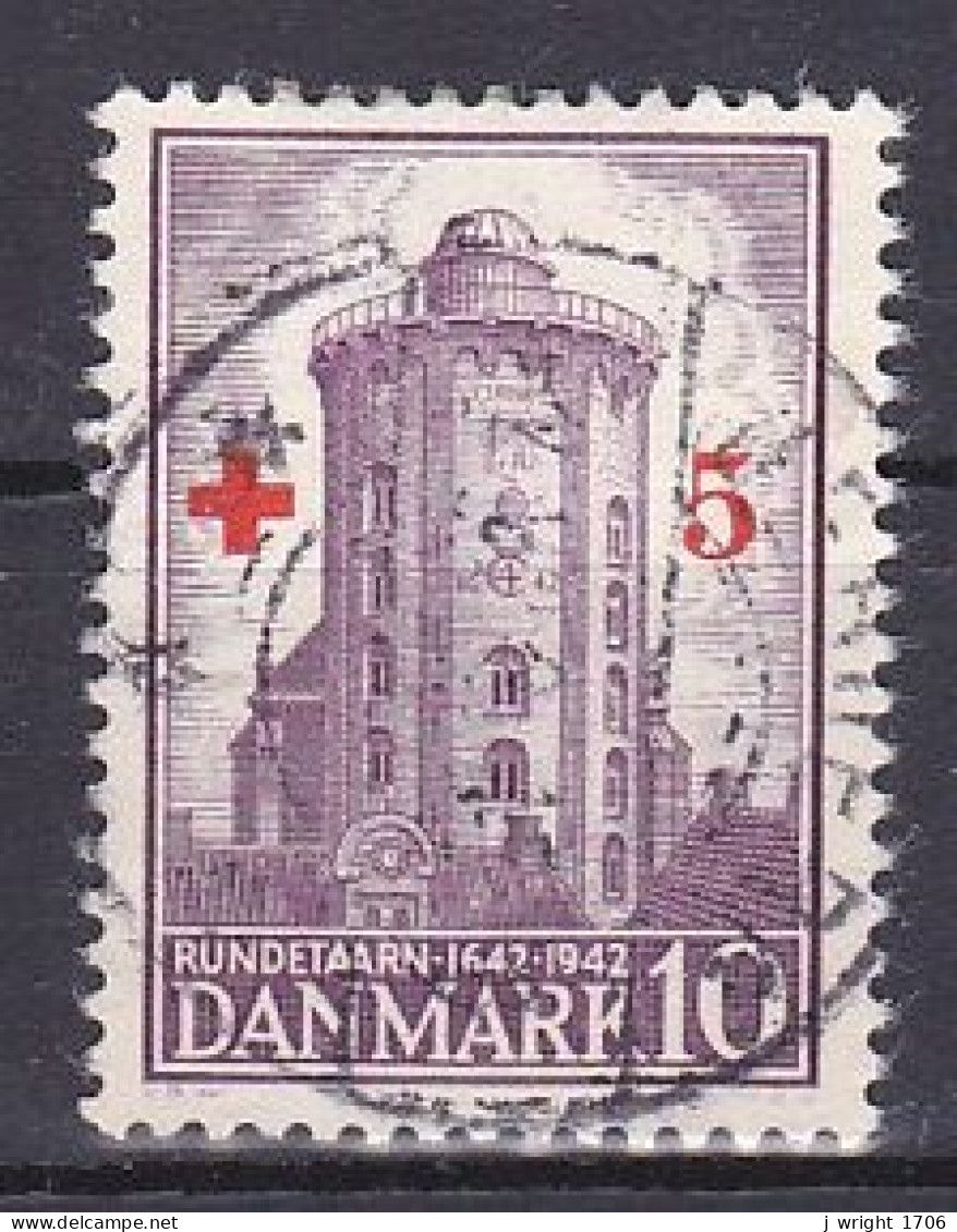 Denmark, 1944, Red Cross Surcharge, 10ø + 5ø, USED - Gebraucht