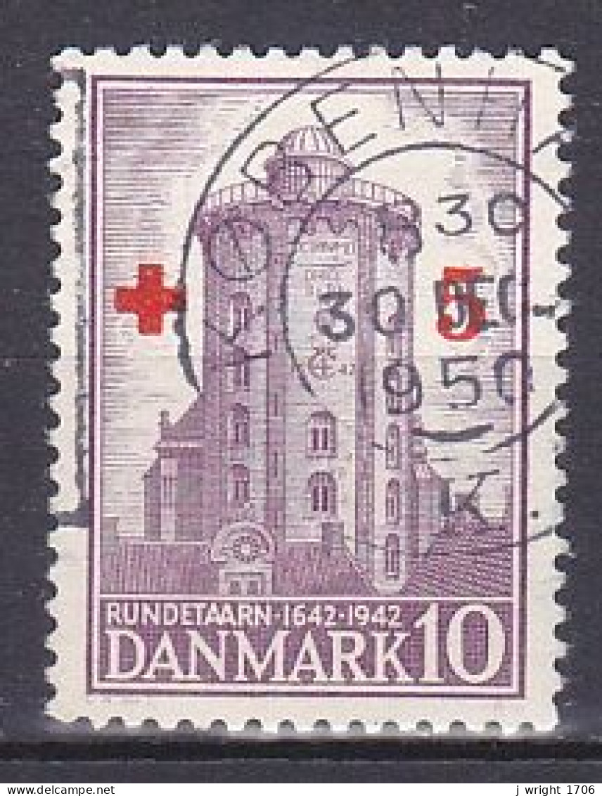 Denmark, 1944, Red Cross Surcharge, 10ø + 5ø, USED - Gebraucht