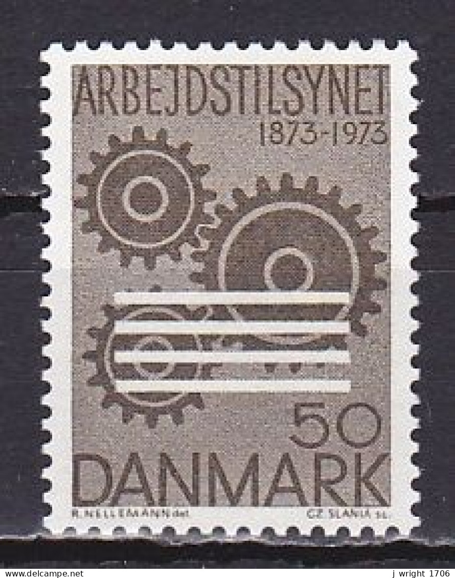 Denmark, 1973, Factory Act Centenary, 50ø, MH - Ongebruikt