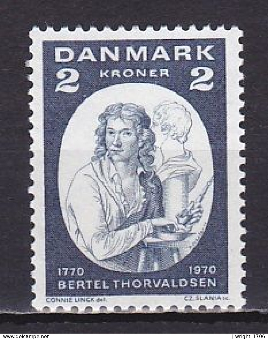 Denmark, 1970, Bertel Thorvaldsen, 2kr, MH - Nuovi