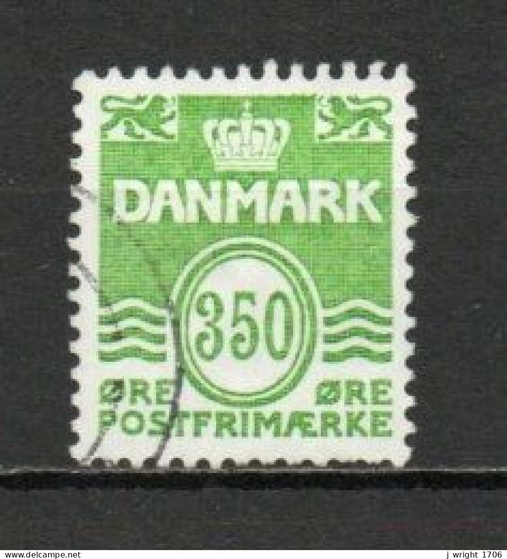 Denmark, 1992, Numeral & Wave Lines, 350ø, USED - Gebraucht
