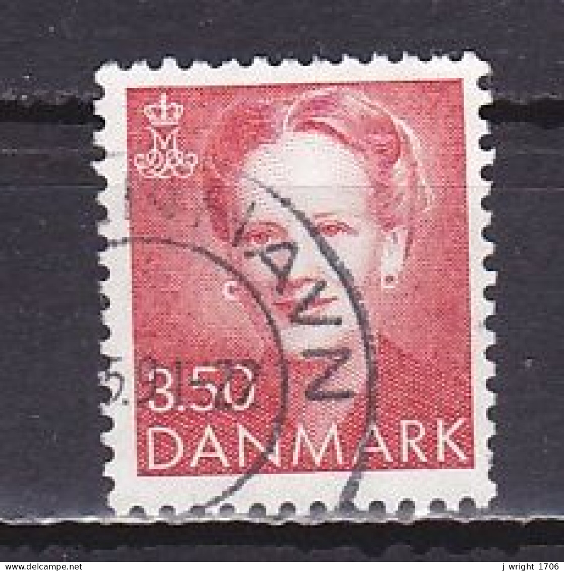 Denmark, 1990, Queen Margrethe II, 3.50kr, USED - Oblitérés