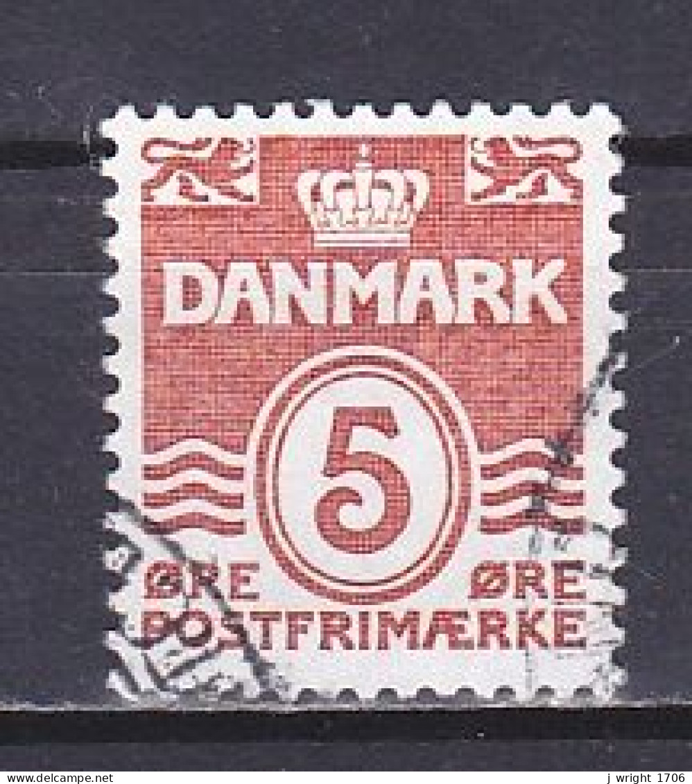 Denmark, 1989, Numeral & Wave Lines, 5ø, USED - Used Stamps